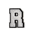 Silver Letter R