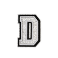 Silver Letter D