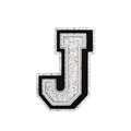 Silver Letter J