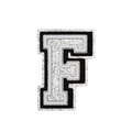 Silver Letter F