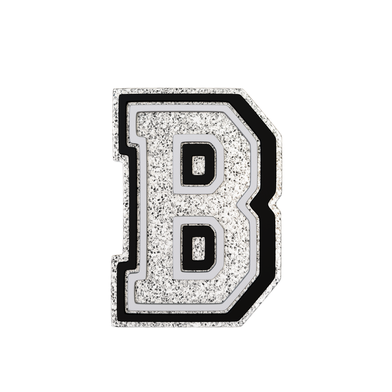 Silver Letter B