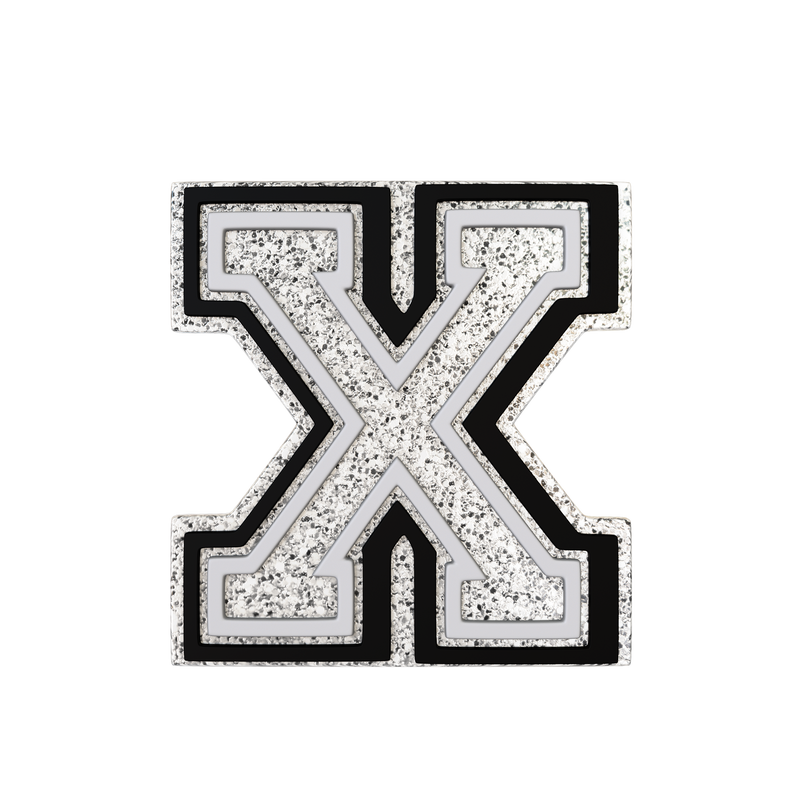 Silver Letter X