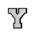 Silver Letter Y