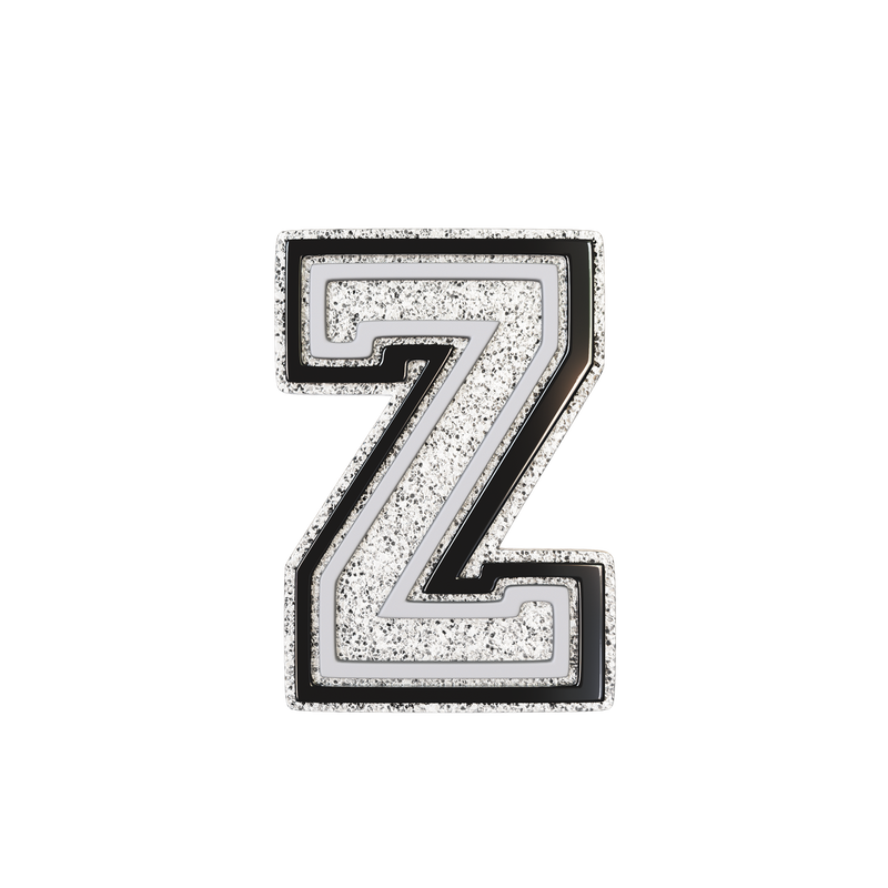 Silver Letter Z