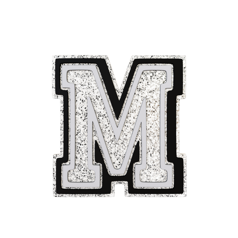 Silver Letter M